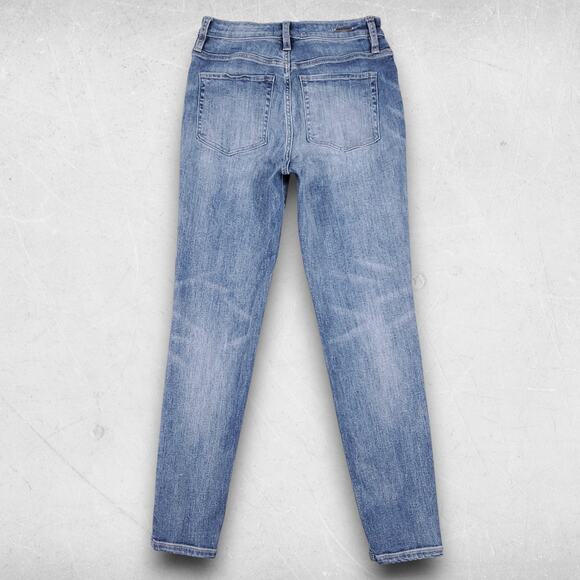 Carve Designs Carson Jeans Women 6 Blue Tapered Organic Casual Chic Trendy - Picture 3 of 10